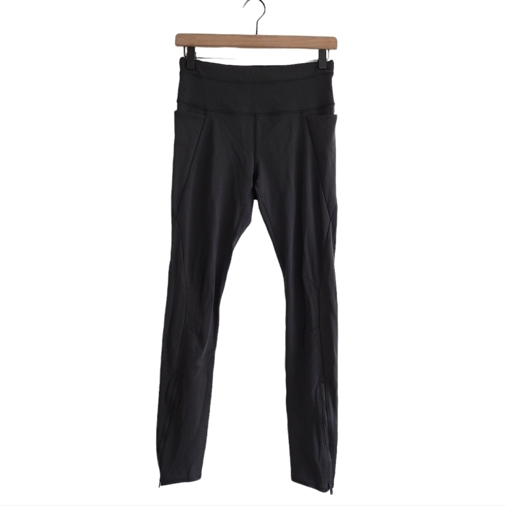 Athleta XS Black High Rise‎ Pocket Leggings Athletic Workout Gym
